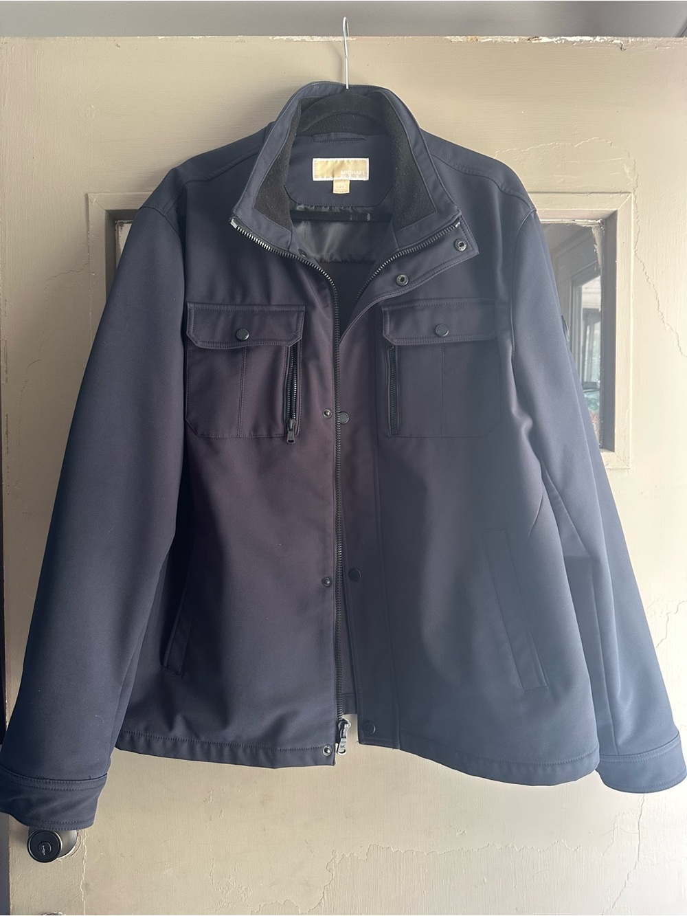 Michael Kors Men’s Navy Softshell Jacket - Size XXL - Like New